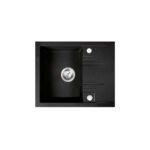 Νεροχύτης κουζίνας γραφίτη λαμπερό DRGM48/58HA FERRO 58x48cm