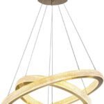 SE LED 60+80 ELYSIA GOLD MATTE 147W 3CCT WITH REMOTE CONTROL+MEMORY IP20 2 YEARS WARRANTY