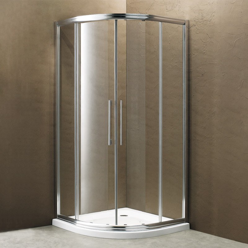 GFL2008080185_5 Καμπίνα ημικυκλική με διάφανο κρύσταλλο GRAND FLORA 200 KARAG 80x80x185cm - Image 1