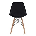 Καρέκλα τραπεζαρίας Nova Megapap PP μαύρο - ξύλινο φυσικό πόδι 46x51x80εκ. - Image 7