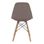 Καρέκλα τραπεζαρίας Nova Megapap PP cappuccino - ξύλινο φυσικό πόδι 46x51x80εκ. - Image 7
