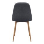 Καρέκλα τραπεζαρίας Iris Megapap γκρι ύφασμα - μεταλλικό φυσικό πόδι 43x50x85εκ. - Image 7