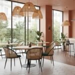 Καρέκλα τραπεζαρίας Jacob Megapap pe rattan - κυπαρισσί βελούδο - μεταλλικό μαύρο πόδι 52x50x77εκ. - Image 4