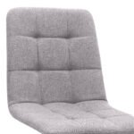 Καρέκλα τραπεζαρίας Bianca Megapap μπεζ ύφασμα - μεταλλικό μαύρο πόδι 43x56x84εκ. - Image 11