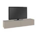 Έπιπλο τηλεόρασης επιτοίχιο Francy Megapap χρώμα sandstone 135x31,7x25εκ. - Image 6