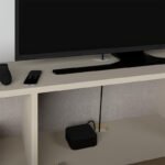 Έπιπλο τηλεόρασης επιτοίχιο Francy Megapap χρώμα sandstone 180x30x30εκ. - Image 4