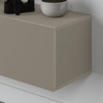 Έπιπλο τηλεόρασης επιτοίχιο Francy Megapap χρώμα sandstone 180x30x30εκ. - Image 5