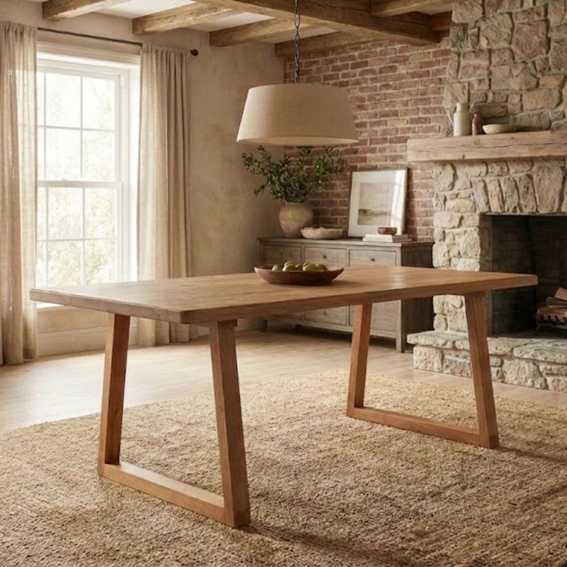 GP038-00301-0 Τραπέζι Liora Megapap Mdf - ξύλινο χρώμα ακακίας 180x90x75εκ. - Image 1