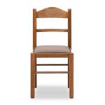 Καρέκλα τραπεζαρίας Virginia Megapap από μασίφ ξύλο οξιάς χρώμα καρυδί 42,5x42,5x88εκ. - Image 4