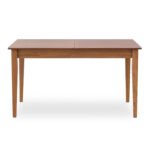 Τραπέζι Adare Megapap μασίφ ξύλο-MDF επεκτεινόμενο χρώμα καρυδί 140/180x78x77εκ. - Image 4