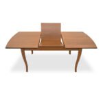 Τραπέζι Belfast Megapap μασίφ ξύλο-MDF επεκτεινόμενο χρώμα καρυδί 150/200x89x78εκ. - Image 7