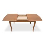 Τραπέζι Belfast Megapap μασίφ ξύλο-MDF επεκτεινόμενο χρώμα καρυδί 150/200x89x78εκ. - Image 8