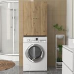 Έπιπλο πλυντηρίου Romme Megapap χρώμα sepet oak 65x27,1x180εκ. - Image 4