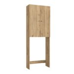 Έπιπλο πλυντηρίου Romme Megapap χρώμα sepet oak 65x27,1x180εκ. - Image 6