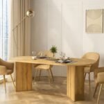 Τραπέζι Cortado Megapap χρώμα sapphire oak 200x90x74εκ. - Image 4