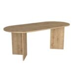 Τραπέζι Cortado Megapap χρώμα sapphire oak 200x90x74εκ. - Image 6