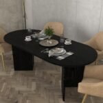 Τραπέζι Cortado Megapap χρώμα sencron black 200x90x74εκ. - Image 3