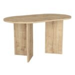 Τραπέζι Cortado Megapap χρώμα sapphire oak 138x80x75εκ. - Image 5