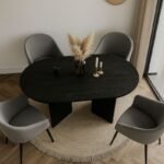 Τραπέζι Cortado Megapap χρώμα sencron black 138x80x75εκ. - Image 2