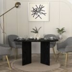 Τραπέζι Cortado Megapap χρώμα sencron black 138x80x75εκ. - Image 4