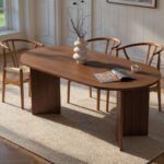 Τραπέζι Sablin Megapap χρώμα καρυδί 180x89,5x75εκ.