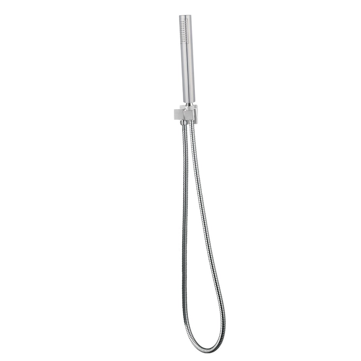 H3D-HSH064-P458_1 Τηλέφωνο ντους με σπιράλ και βάση στήριξης DELOS Chrome KARAG - Image 1