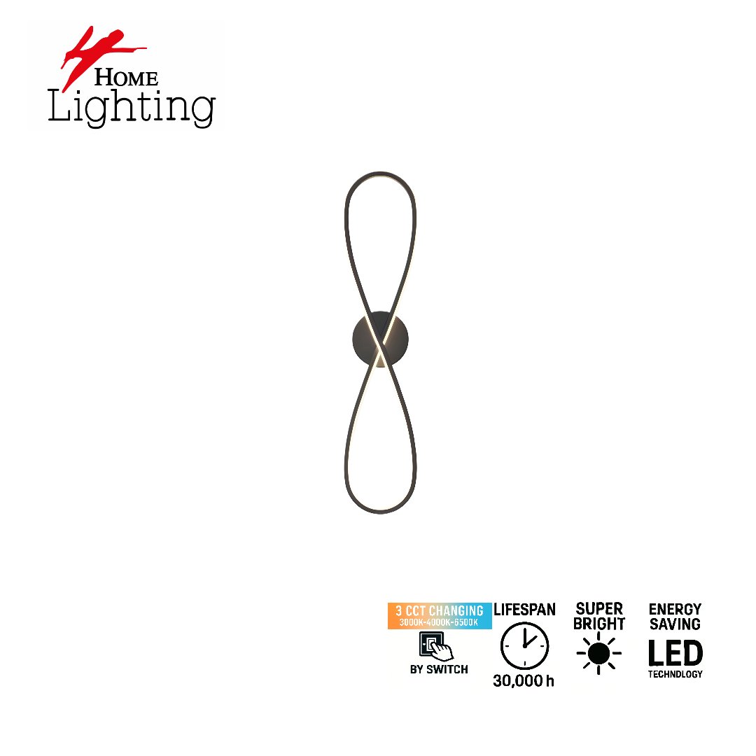 Infinito-1st SE LED 30 INFINITO WALL LAMP 18W 3CCT 15x6x55cm IP20 220V 2 YEARS WARRANTY - Image 1