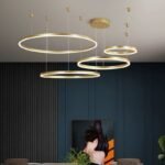 SE LED 4 KANKO PENDANT GOLD 96 3CCT 80x60x40x20cm IP20 220V 2 YEARS WARRANTY Α1