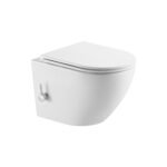 Λεκάνη αναρτώμενη rimless με κάλυμμα και μίκτη μπιντέ MILOS LT 046E KARAG