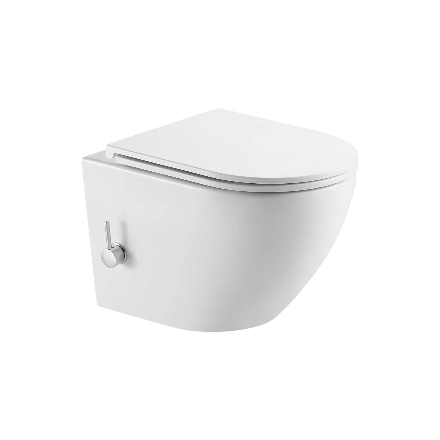 LT-046E-NRHC_2 Λεκάνη αναρτώμενη rimless με κάλυμμα και μίκτη μπιντέ MILOS LT 046E KARAG - Image 1