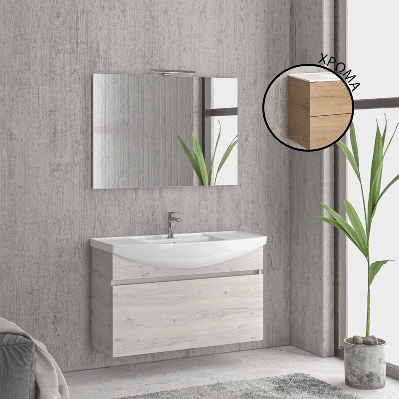 NBIAD1008502_1 Βάση με συρτάρι Elvezia 8502 NEW BIANNA 100 KARAG 98x35x63cm - Image 1