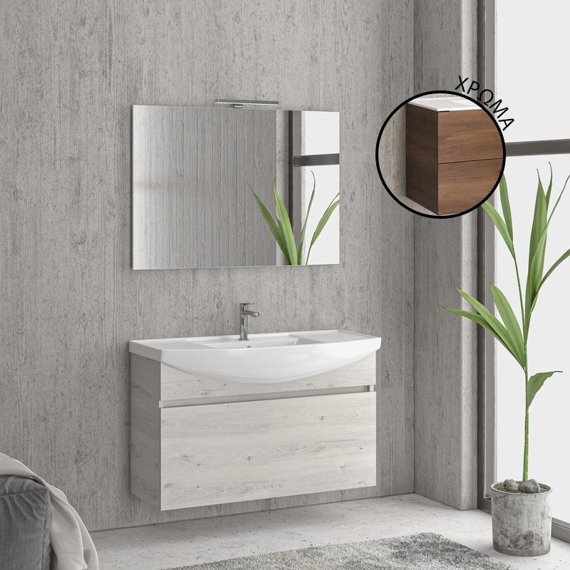 NBIAD1008702 Βάση με συρτάρι Brown 8702 NEW BIANNA 100 KARAG 98x35x63cm - Image 1