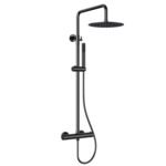 Θερμοστατική μπαταρία σταθερού ντους ARTEMIS Nero SC418M 1231 KARAG