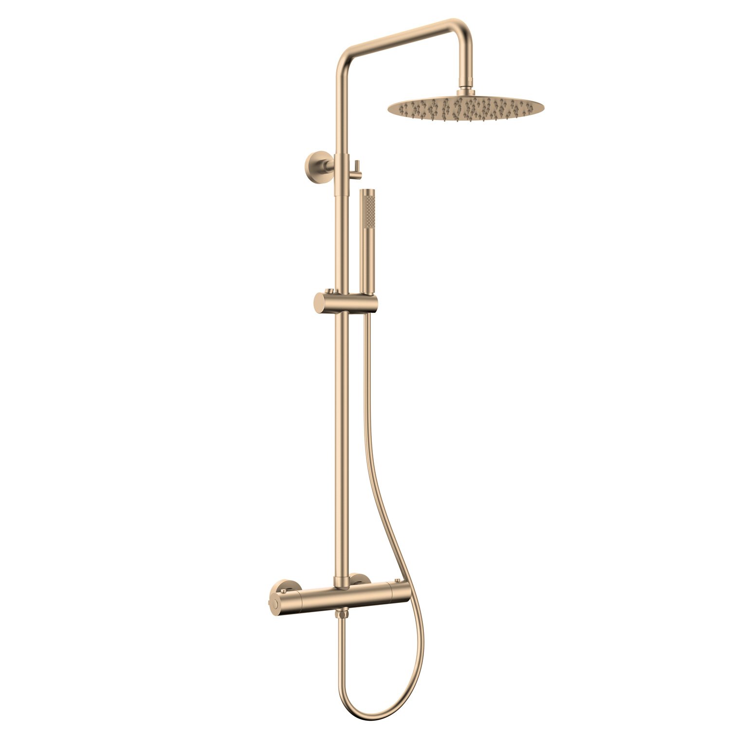 SC418M1236 Θερμοστατική μπαταρία σταθερού ντους ARTEMIS Rose Gold SC418M 1236 KARAG - Image 1