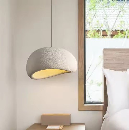 WABI-SABI-MEDIUM SE21-480-WH PAC PENDANT WHITE RESIN E27 D48CM 2 YEARS WARRANTY - Image 1