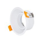 GLOBOSTAR® ALPHA 77830 Χωνευτή Κινούμενη Βάση για Σποτ MR16 με Ντουί GU10/GU5.3 IP20 - Λευκό - Μ9.4 x Π9.4 x Υ4.2cm / Q8.3cm - Image 2