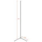 Μοντέρνο Minimal Επιδαπέδιο Μαύρο Φωτιστικό 200cm LED 32 Watt με Ασύρματο Χειριστήριο Αφής 2.4G RF & Dimmer CCT - Ψυχρό - Ημέρας - Θερμό GloboStar ALIEN Design GLOBO-200-10 - Image 2