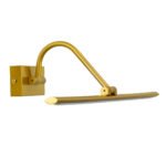 GLOBOSTAR® MIRA 60433 Μοντέρνο Φωτιστικό Τοίχου - Απλίκα Καθρέπτη Μπάνιου LED 12W 1400lm 120° AC 220-240V IP44 Φυσικό Λευκό 4500K - Lumileds SMD Chip & TÜV SÜD Driver - Χρυσό - Μ60 x Π20 x Υ13cm - 3 Χρόνια Εγγύηση - Image 4