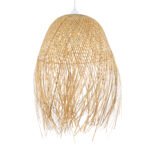 GLOBOSTAR® MANILA 01714 Boho Κρεμαστό Φωτιστικό Οροφής με Ντουί 1 x E27 AC 220-240V IP20 - Μπεζ - Μ45 x Π45 x Υ60cm - Image 2