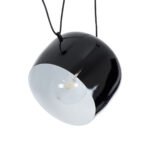 GLOBOSTAR® JASPER 01373 Μοντέρνο Κρεμαστό Φωτιστικό Οροφής με Ντουί 1 x E27 AC 220-240V IP20 - Μαύρο & Λευκό - Μ26.5 x Π26.5 x Υ20.5cm - Image 2