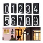 GloboStar® 71516 Αυτόνομο Ηλιακό Φωτιστικό LED SMD 1W 100lm με Ενσωματωμένη Μπαταρία 1000mAh - Φωτοβολταϊκό Πάνελ με Αισθητήρα Ημέρας-Νύχτας για Αρίθμηση Δρόμου με Αριθμό 6 Αδιάβροχο IP55 Ψυχρό Λευκό 6000K - Image 14