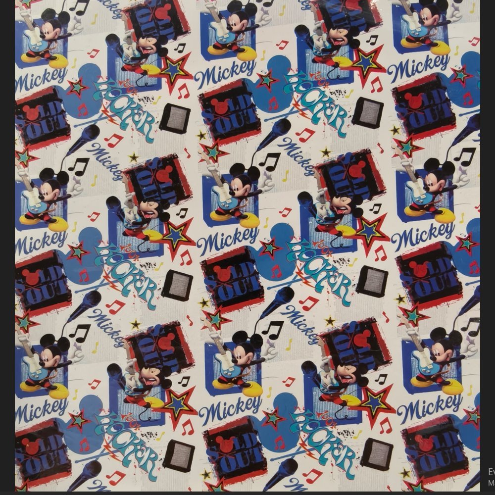 ch012-3 Κουρτίνα Μπάνιου Παιδική mickey mouse 1,80x1,80cm - Image 1