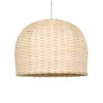 GLOBOSTAR® BERMUDA 01708 Boho Κρεμαστό Φωτιστικό Οροφής με Ντουί 1 x E27 AC 220-240V IP20 - Μπεζ - Μ31 x Π31 x Y22cm - Image 2