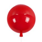 GLOBOSTAR® BALLOON 00652 Παιδικό Φωτιστικό Οροφής με Ντουί 1 x E27 AC 220-240V IP20 - Κόκκινο - Μ30 x Π30 x Υ33cm - Image 2