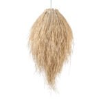 GLOBOSTAR® ARCHIPELAGO 01747 Boho Κρεμαστό Φωτιστικό Οροφής με Ντουί 1 x E27 AC 220-240V IP20 - Μπεζ - Μ30 x Π30 x Υ63cm - Image 2