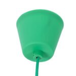 GLOBOSTAR® CABLITO 61556 Μοντέρνο Κρεμαστό Φωτιστικό Οροφής με Ντουί 1 x E27 AC 220-240V IP20 - Πράσινο - Μ4 x Π4 x Υ110cm - Image 3