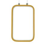 GLOBOSTAR® NEROBA 61301 Μοντέρνο Κρεμαστό Φωτιστικό Οροφής LED 12W 1320lm 360° AC 220-240V IP20 Ρυθμιζόμενο Λευκό CCT με On/Off 2700K/4500K/6000K - Lumileds SMD Chip - Χρυσό Βούρτσας - Μ16 x Π1.6 x Υ25.5cm - 3 Χρόνια Εγγύηση - Image 6