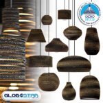 GLOBOSTAR® SANTORINI 01293 Boho Κρεμαστό Φωτιστικό Οροφής με Ντουί 1 x E27 AC 220-240V IP20 - Καφέ - Μ30 x Π30 x Y20cm - Image 12