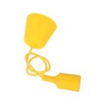 GLOBOSTAR® CABLITO 61555 Μοντέρνο Κρεμαστό Φωτιστικό Οροφής με Ντουί 1 x E27 AC 220-240V IP20 - Κίτρινο - Μ4 x Π4 x Υ110cm - Image 5