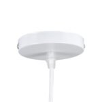 GLOBOSTAR® MAVERICK 00944 Μοντέρνο Κρεμαστό Φωτιστικό Οροφής με Ντουί 1 x E27 AC 220-240V IP20 - Λευκό - Μ15 x Π15 x Υ33cm - Image 8